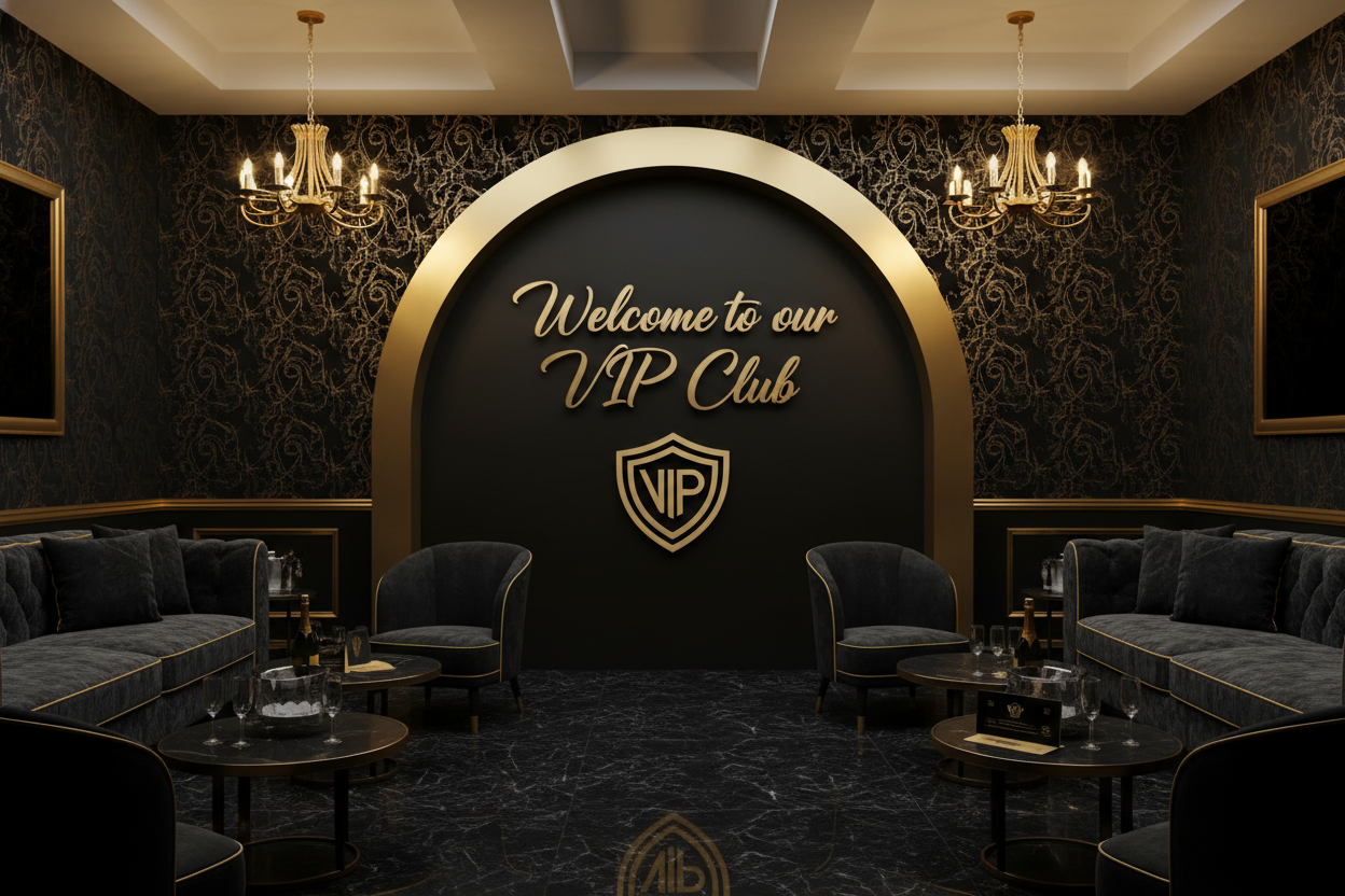 Welcome to our club Vip 